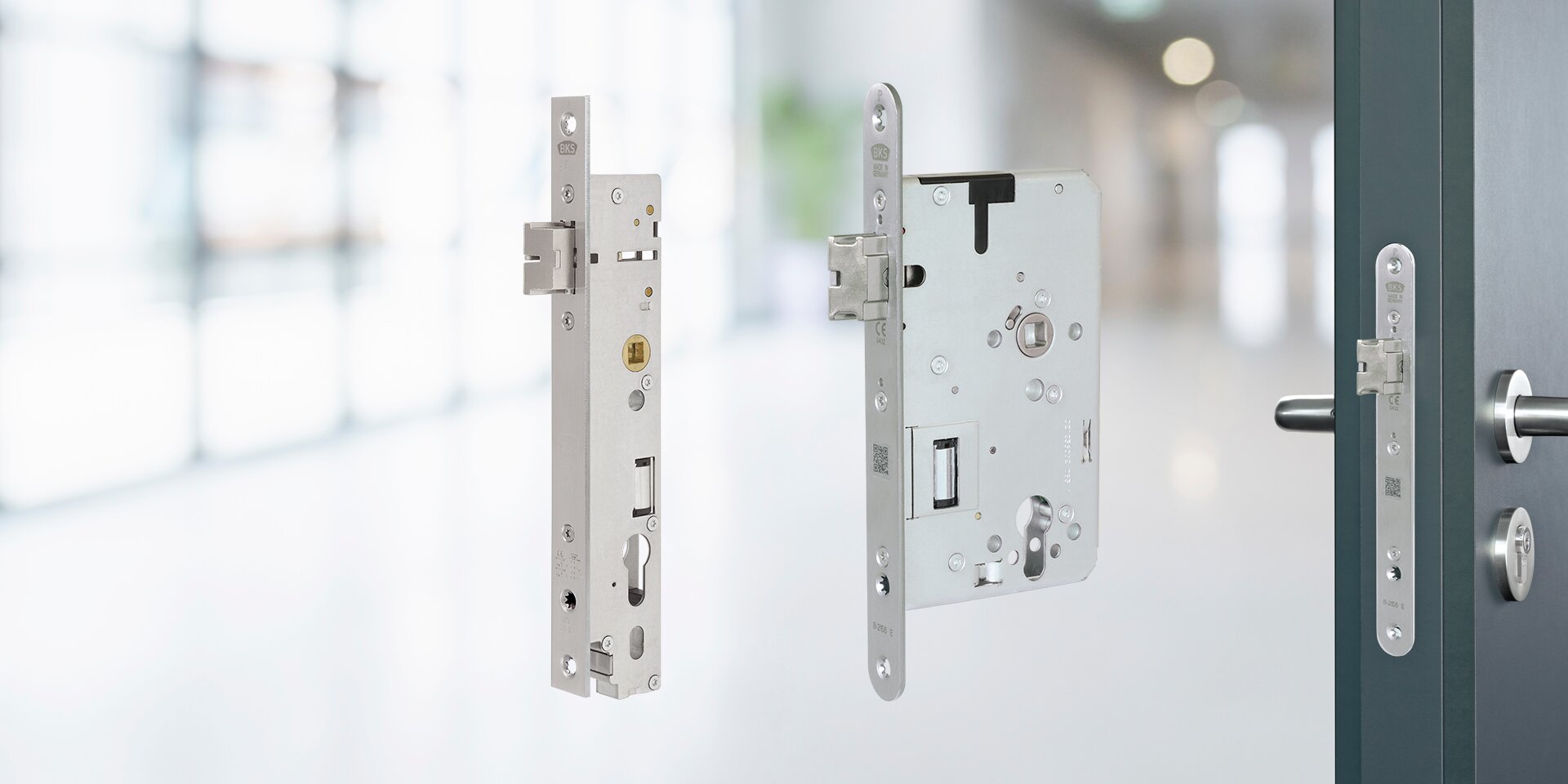 Motorschlösser für Rohrrahmentüren und Holz- und Stahltüren.