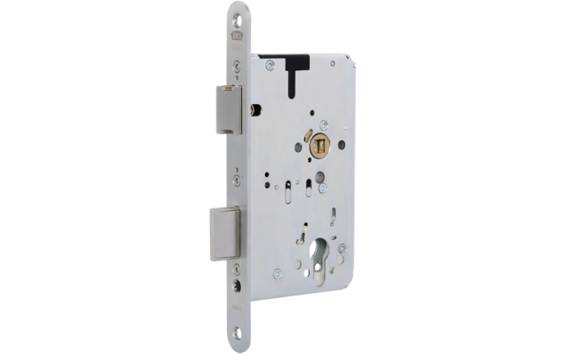 Panikschloss mit Überwachungskontakten 
Einsteckschloss 