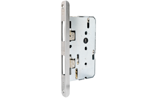 Treibriegelschloss
Stabiles Einsteckschloss aus Stahl