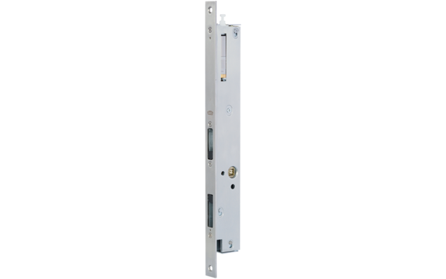 Motorisches Treibriegelschloss 
Robustes Edelstahl Einsteckschloss mit Dornmaß