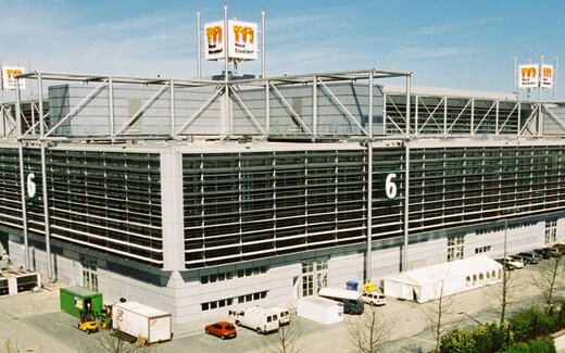 Außenansicht Messe Düsseldorf Halle 6
