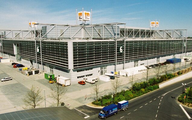 Außenansicht Messe Düsseldorf Halle 6